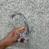 Basin Mixer Two-Handle Tap with Pop-Up – Chrome | Dual Control Bathroom Tap