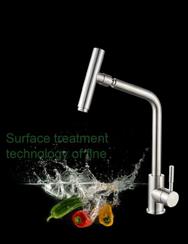 Modern Kitchen Sink Mixer Tap with Rotating 360 Degree Spout