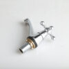 Pillar Basin Tap — Single Cold Water, Chrome Finish