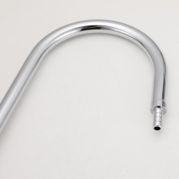 Silver Laboratory Tap with Swivel Nozzle – Bench Mounted