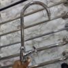 Silver Laboratory Tap with Swivel Nozzle – Bench Mounted