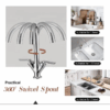 Single-Hole Double-Handle Monoblock Chrome Tap