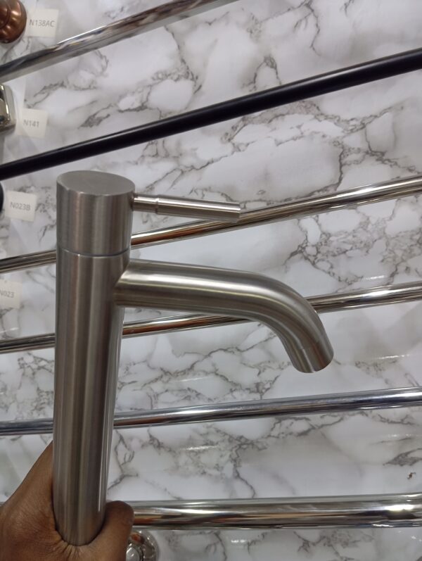 Tall Stainless Steel Cold Water Basin Tap — Countertop Vessel Type 10 (4) Tall Stainless Steel Cold Water Basin Tap — Countertop Vessel Type