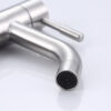 Tall Stainless Steel Cold Water Basin Tap — Countertop Vessel Type 3 Tall Stainless Steel Cold Water Basin Tap — Countertop Vessel Type