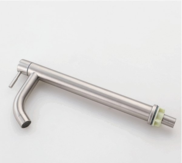 Tall Stainless Steel Cold Water Basin Tap — Countertop Vessel Type Tall Stainless Steel Cold Water Basin Tap — Countertop Vessel Type