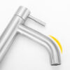 Tall Stainless Steel Cold Water Basin Tap — Countertop Vessel Type 7 Tall Stainless Steel Cold Water Basin Tap — Countertop Vessel Type