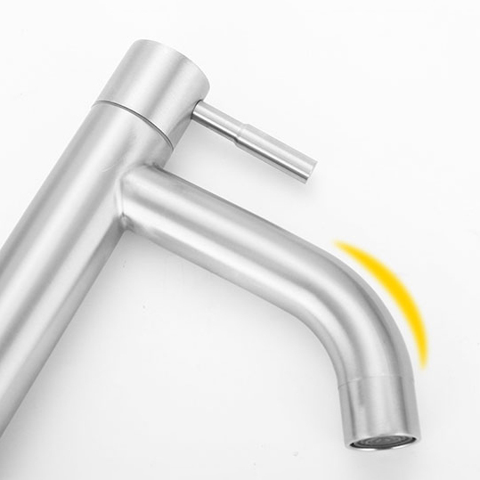 Tall Stainless Steel Cold Water Basin Tap — Countertop Vessel Type 7 Tall Stainless Steel Cold Water Basin Tap — Countertop Vessel Type