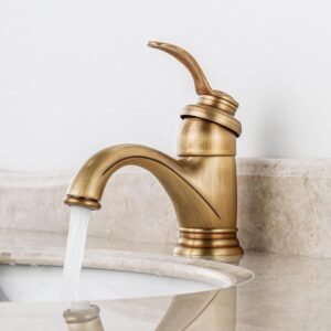 Vintage Basin Mixer Tap – Antique Bronze