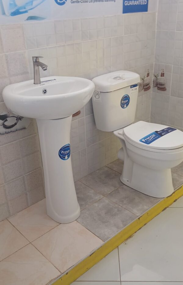 Frencia Close Couple BO00008 Complete with Hand Wash Basin