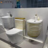 Gold-Ribbed Luxury Designer Suite – Full Set