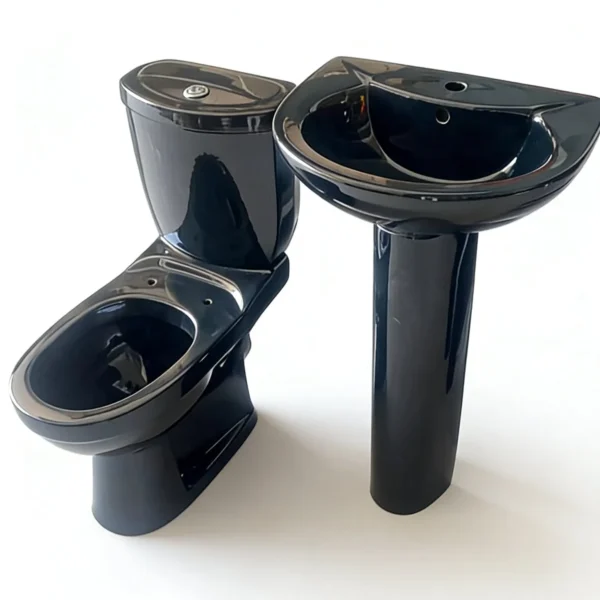 Orient Obsidian Black Close-Couple Bathroom Suite – Full Set 2 Orient Obsidian Black Close-Couple Bathroom Suite – Full Set