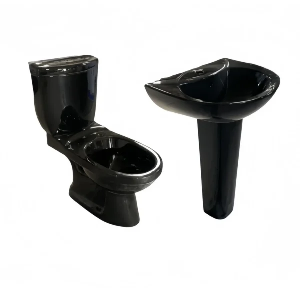 Orient Obsidian Black Close-Couple Bathroom Suite – Full Set 3 Orient Obsidian Black Close-Couple Bathroom Suite – Full Set