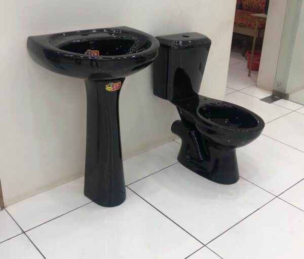 Orient Obsidian Black Close-Couple Bathroom Suite – Full Set Orient Obsidian Black Close-Couple Bathroom Suite – Full Set