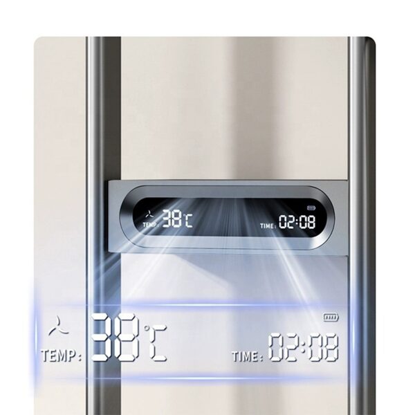 10(11) Gunmetal Grey Digital Mist & Rainfall Smart Shower Station