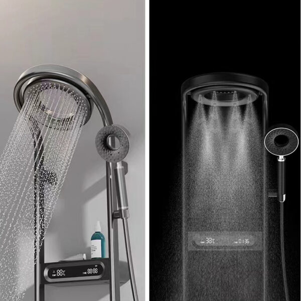 10(5) Gunmetal Grey Digital Mist & Rainfall Smart Shower Station