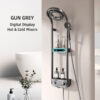 10(8) Gunmetal Grey Digital Mist & Rainfall Smart Shower Station