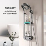 10(8) Gunmetal Grey Digital Mist & Rainfall Smart Shower Station