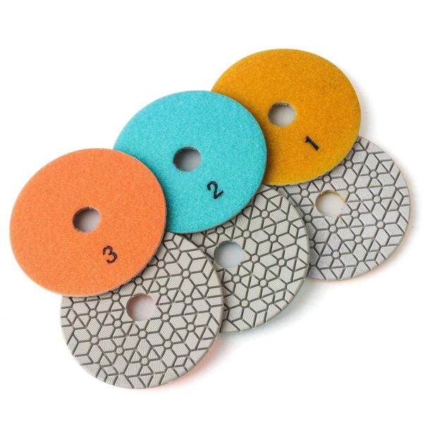 4-Step Diamond Polishing Pad Set | Professional Color Restoration & High-Gloss Kit