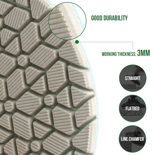 4-Step Diamond Polishing Pad Set | Professional Color Restoration & High-Gloss Kit