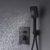 Gunmetal Grey Concealed Rainfall Shower System