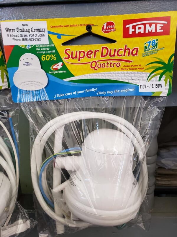 FAME Super Ducha Quattro | 4-Temperature High-Efficiency Instant Shower