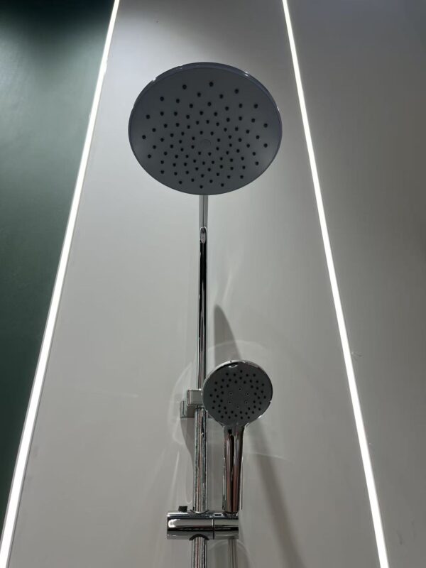 16(1) Pearl White Multi-Function Handheld Shower Set