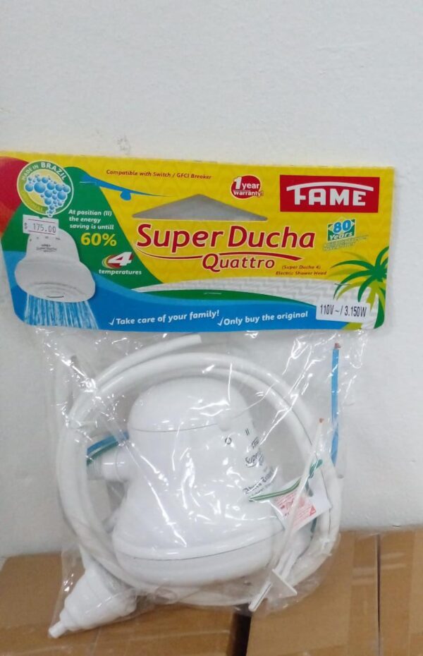 FAME Super Ducha Quattro | 4-Temperature High-Efficiency Instant Shower