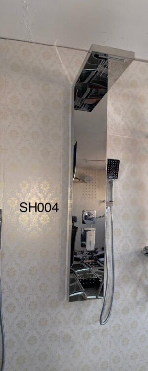 17 Brushed Nickel Rainfall & Waterfall Shower Panel System
