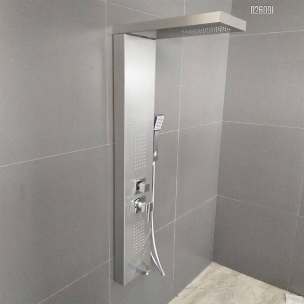 17(11) Brushed Nickel Rainfall & Waterfall Shower Panel System