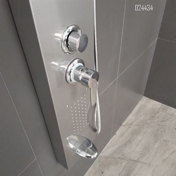 17(6) Brushed Nickel Rainfall & Waterfall Shower Panel System