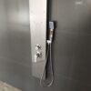 17(9) Brushed Nickel Rainfall & Waterfall Shower Panel System