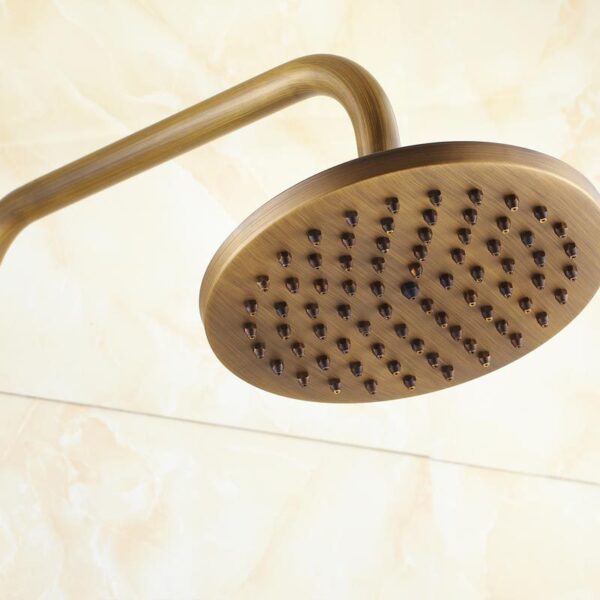 Antique Brass Traditional Rainfall Shower System