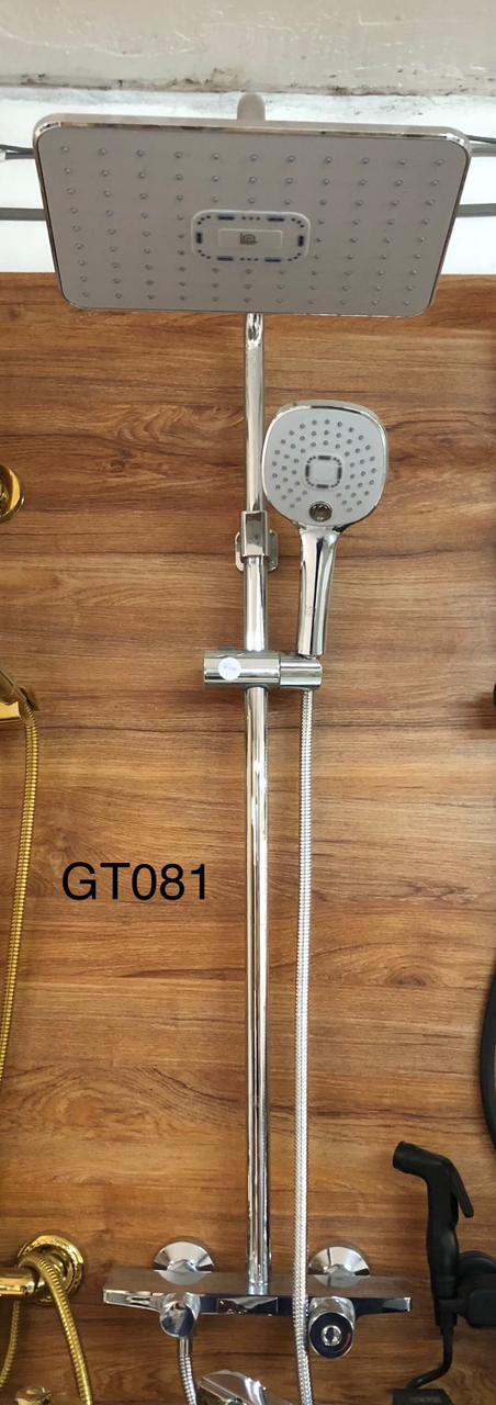 Chrome Multi-Flow Rainfall Shower System