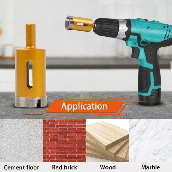 20mm(4) 35mm Diamond Core Bit | Standard Tap Hole & Basin Mixer Drill Bit