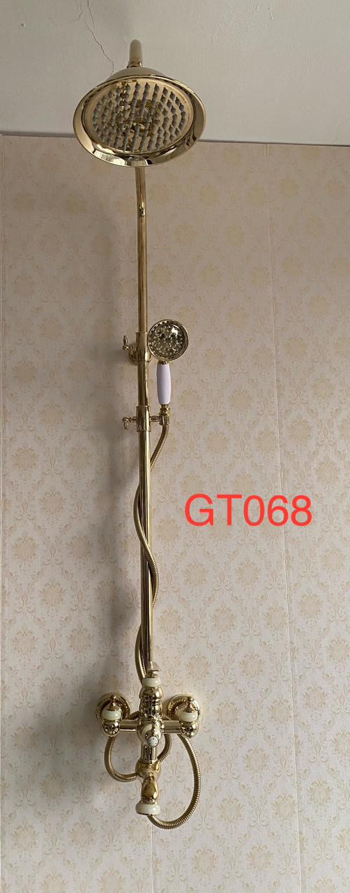 Gold Traditional Rainfall Shower System