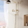Gold Traditional Rainfall Shower System