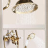 Gold Traditional Rainfall Shower System