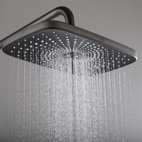 Gunmetal Grey Smart Piano-Key Shower System