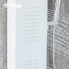 26(2) Matte White Multi-Function Shower Panel