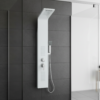 26(5) Matte White Multi-Function Shower Panel