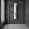 26(6) Matte White Multi-Function Shower Panel
