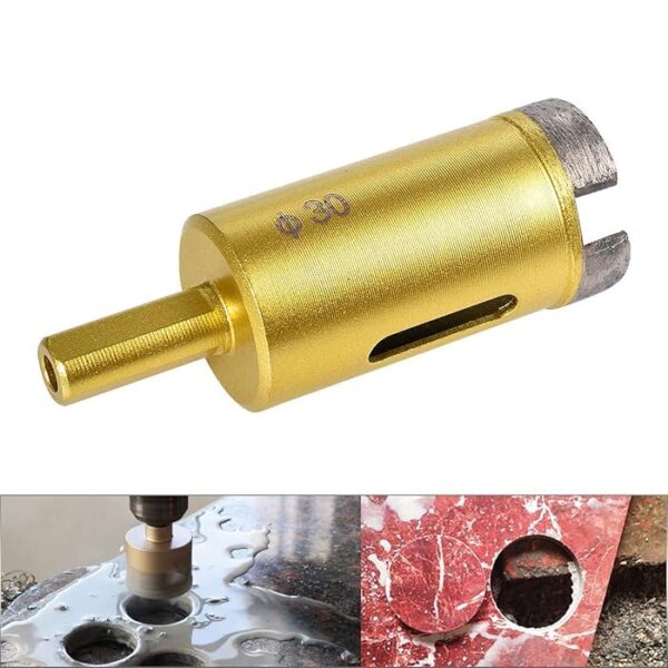 30mm Diamond Core Bit | Professional Grade Granite & Stone Hole Saw