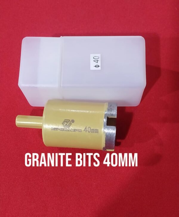 40mm Diamond Core Bit | Professional Large-Format Stone & Granite Hole Saw