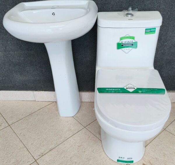 SAWA ZYG-01 One-Piece Toilet – Full Set