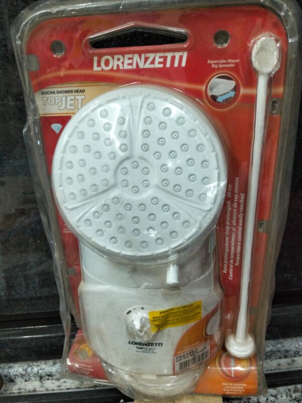 Lorenzetti TopJet Electronic Shower Head | Large Spreader with Extended Control Rod