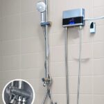 5 Mirror-Chrome Digital Thermal Shower Station with 3-Way Flow