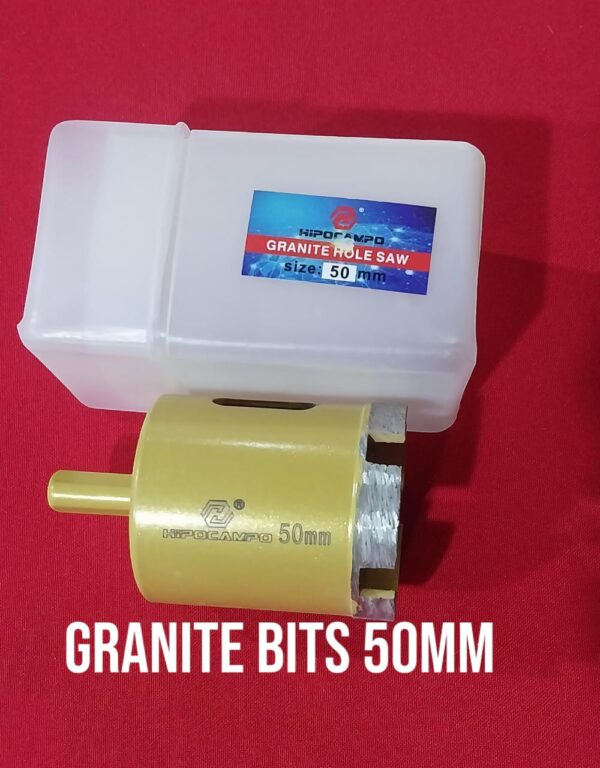 50mm Diamond Core Bit | Professional Heavy-Duty Stone & Granite Hole Saw