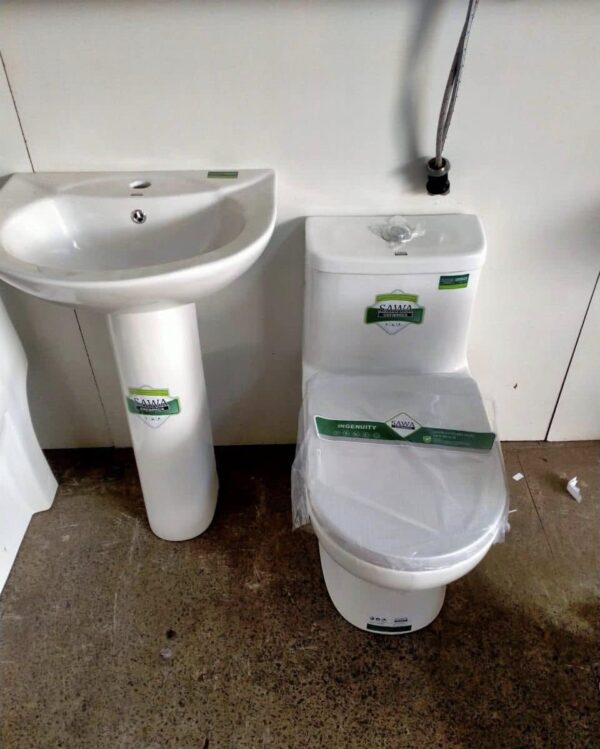 SAWA ZYG-01 One-Piece Toilet – Full Set