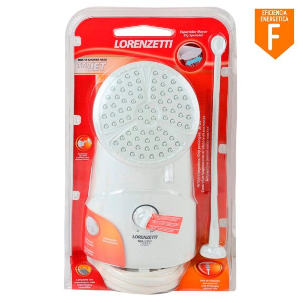 Lorenzetti TopJet Electronic Shower Head | Large Spreader with Extended Control Rod