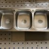 Rectangular Triple Bowl Stainless Steel Sink (Standard Triple Basin)